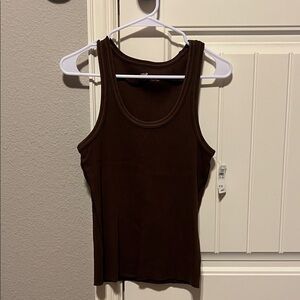 Aerie Chocolate Brown Tank Top